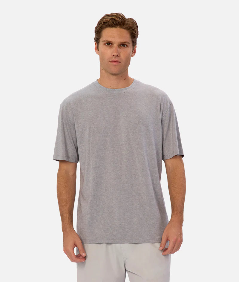 The Freeman Athletic Tee - Steel Marle