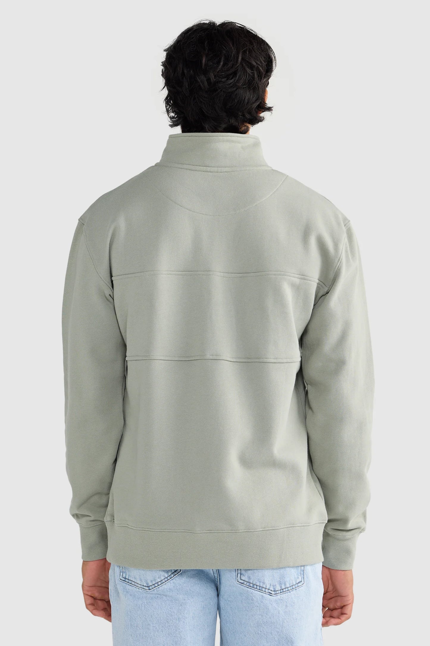 Classic Logo Quarter Zip Dusty Olive