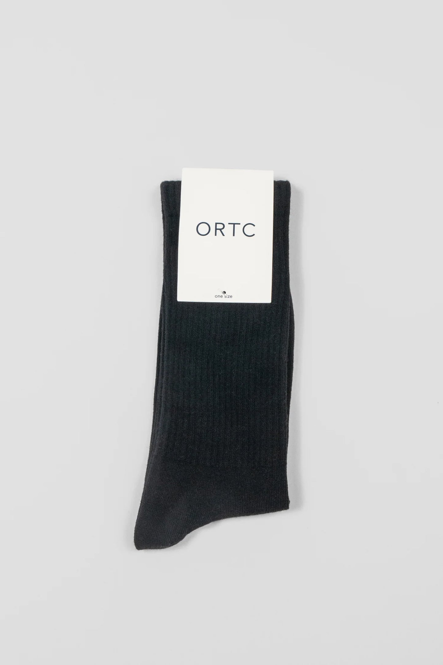 ORTC Ribbed Sock Black