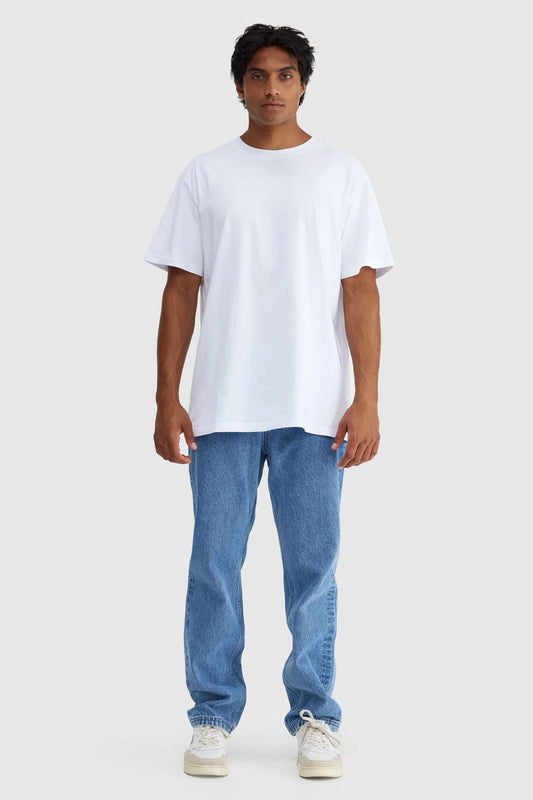 Straight Jean Mid Blue