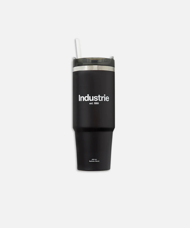 The Paglia Water Bottle - Black White