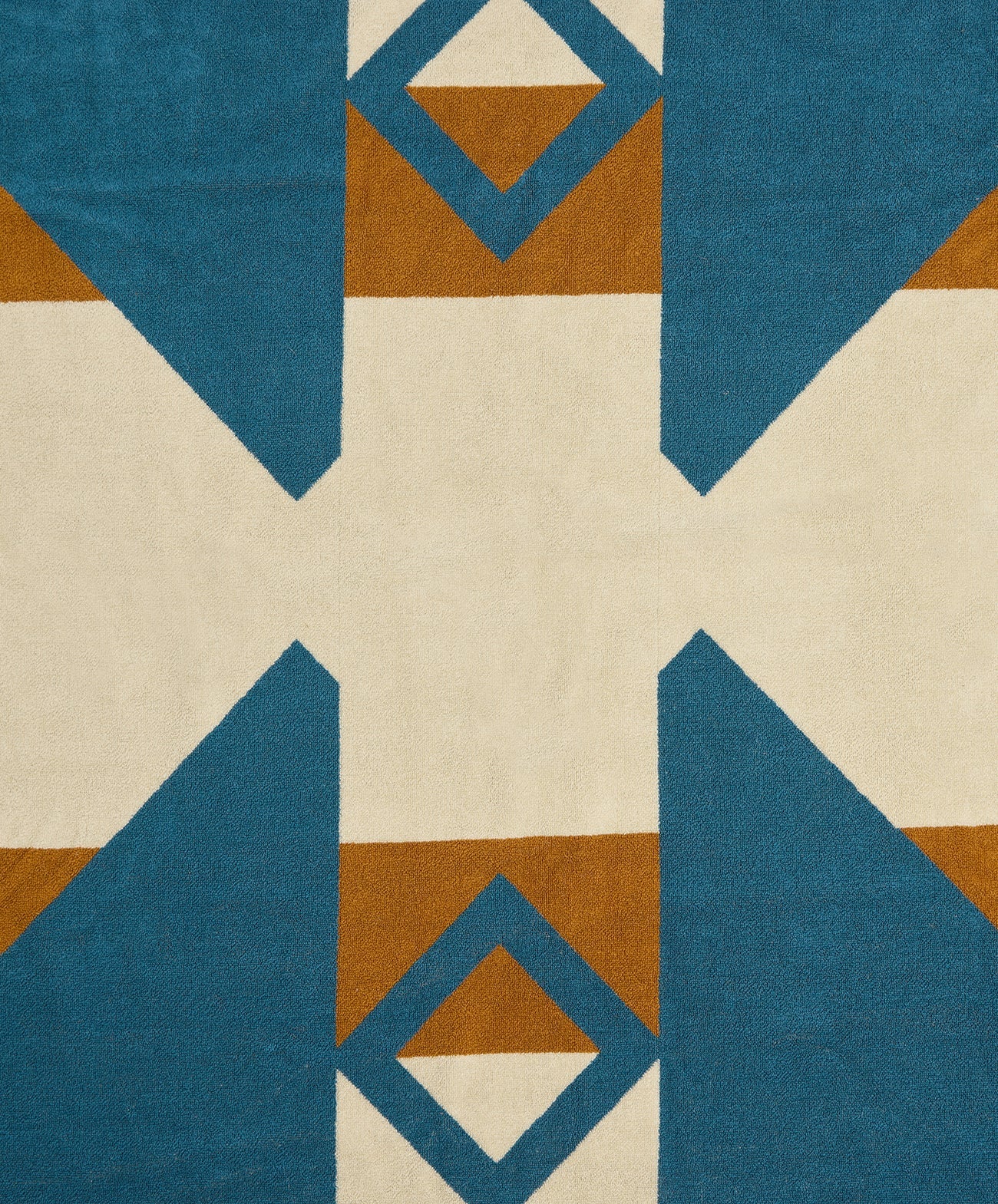 Canyon River Large Towel | Natural / Blue