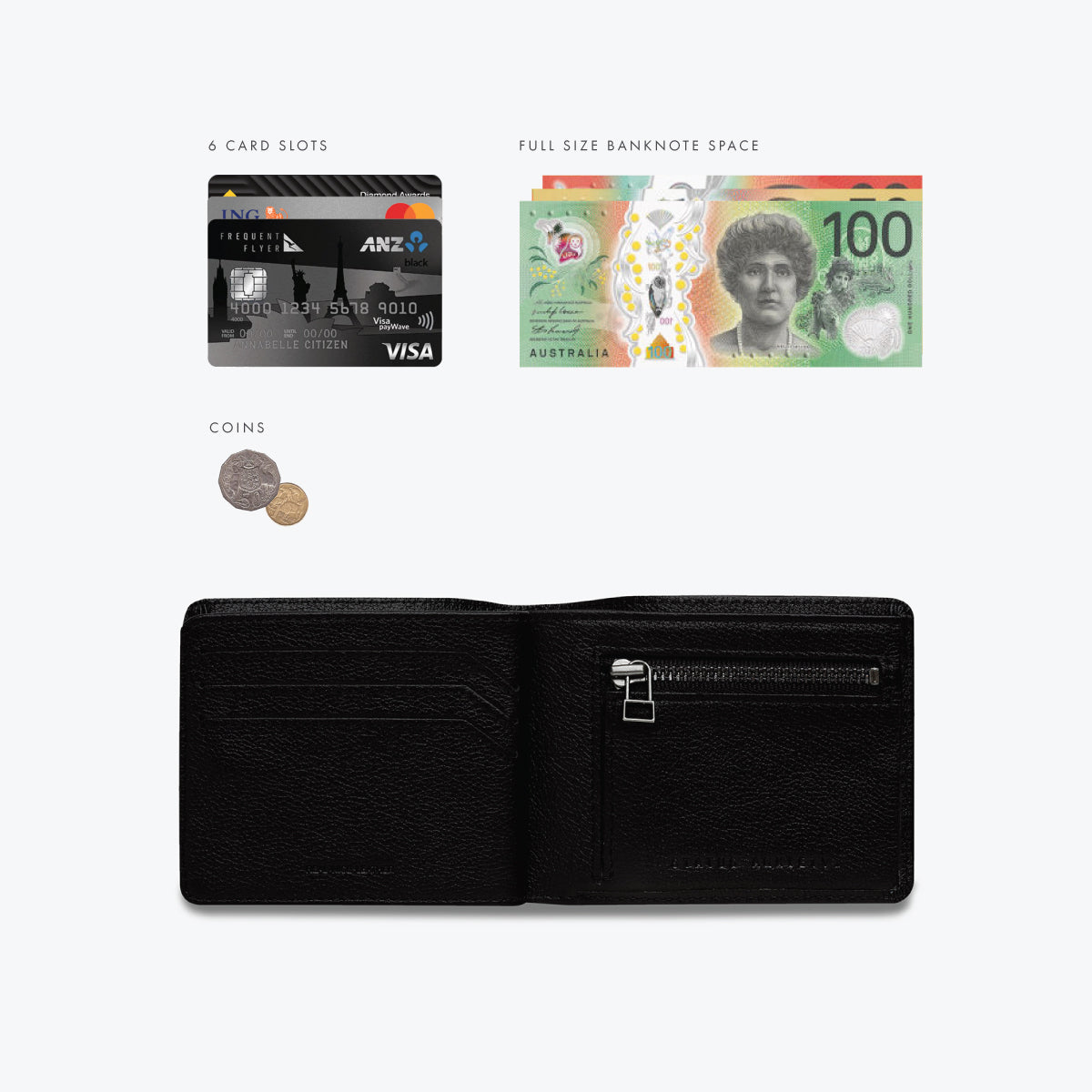 Leonard Wallet - Black