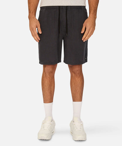 The Marina Linen Short - Dark Navy