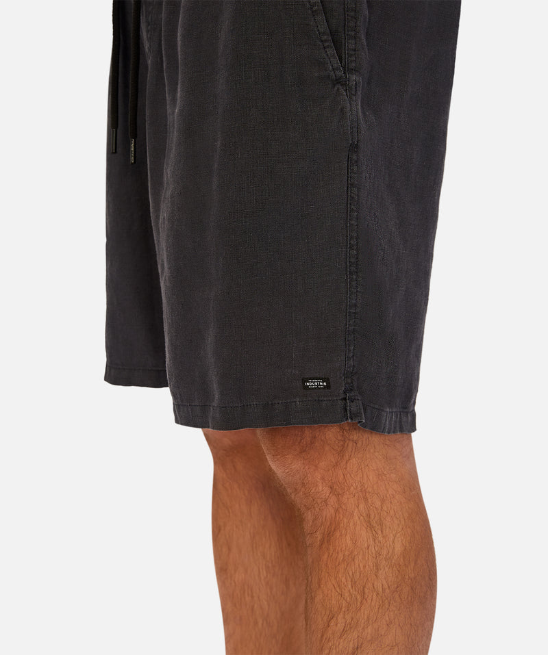 The Marina Linen Short - Dark Navy