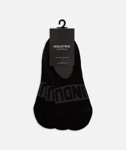 3 Pack Tech Socks - Black