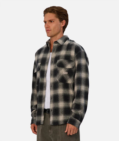 The Alameda L/S Shirt - Charcoal Grey