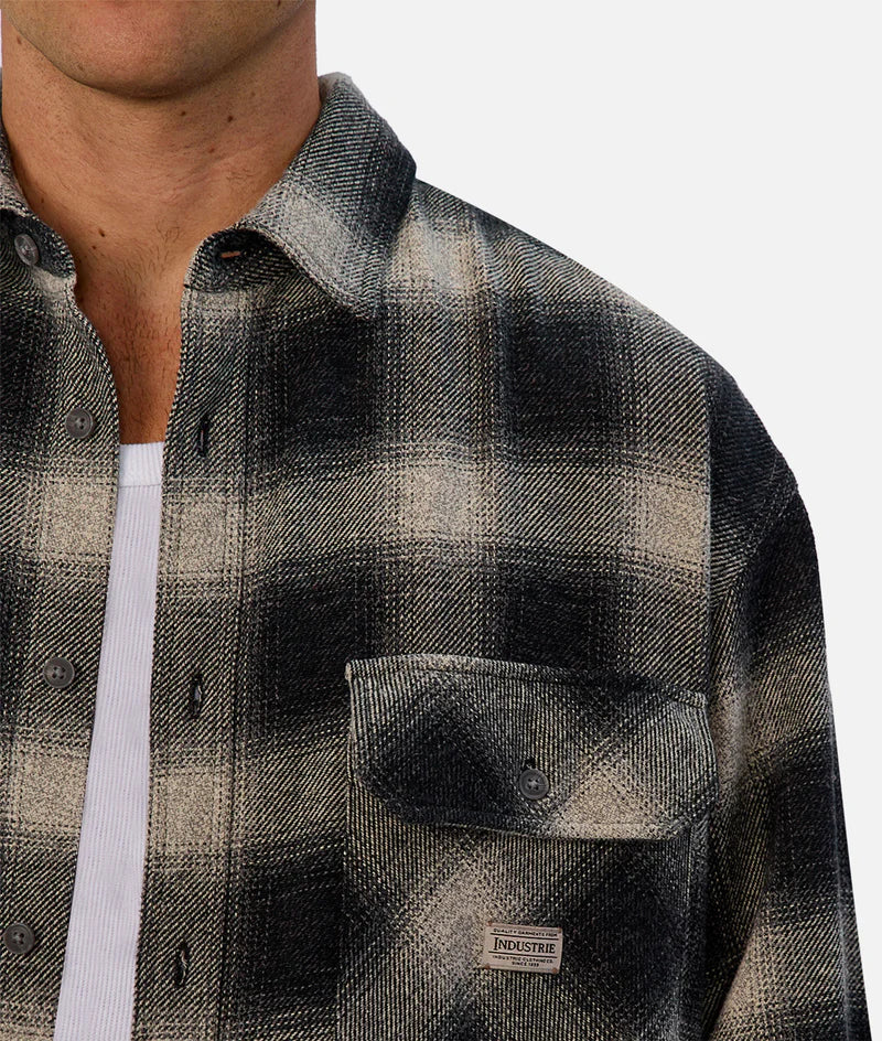 The Alameda L/S Shirt - Charcoal Grey
