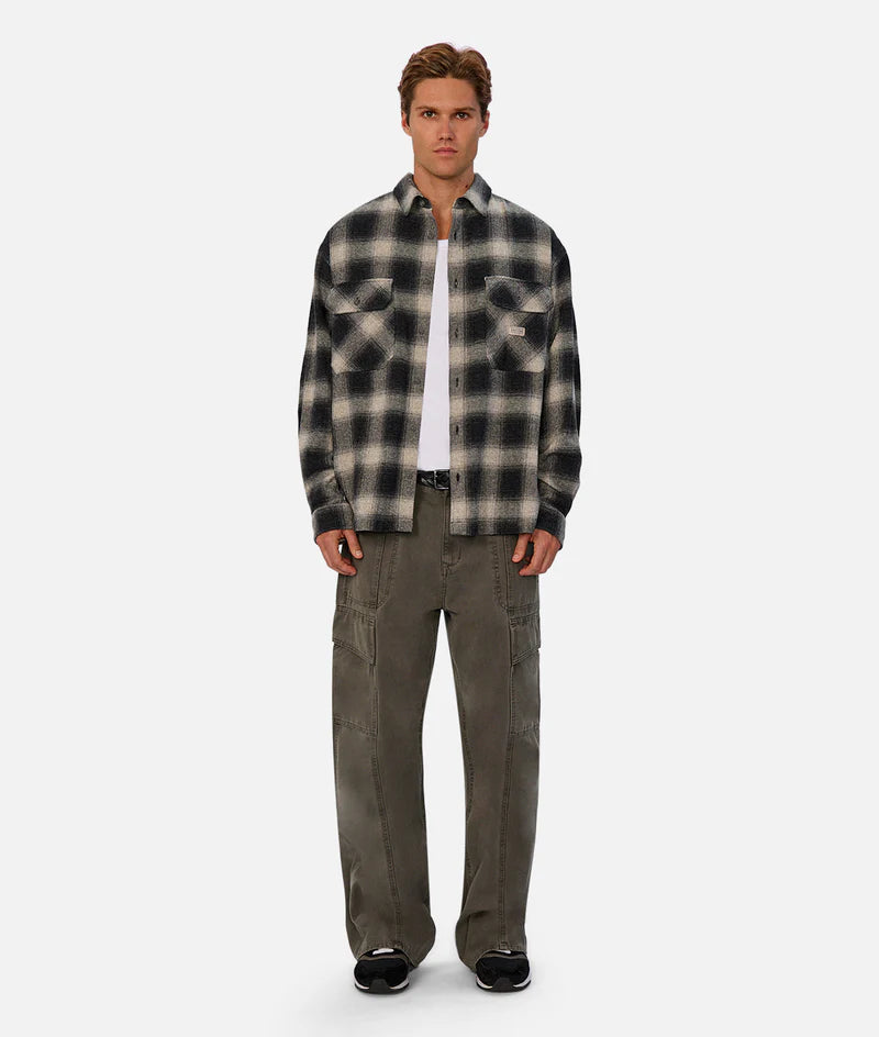 The Alameda L/S Shirt - Charcoal Grey