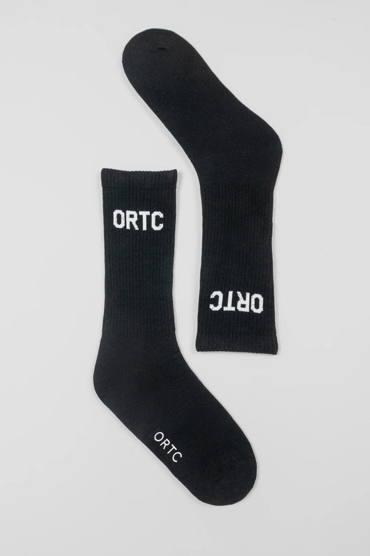 ORTC Ribbed Sock Black