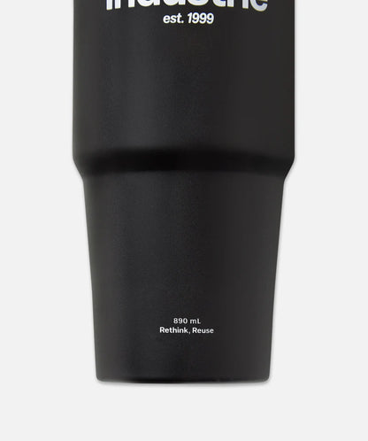 The Paglia Water Bottle - Black White