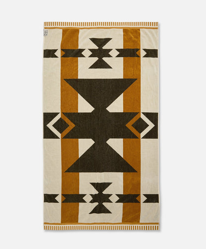 Rocky Mountain Large Towel | Natural / Khaki