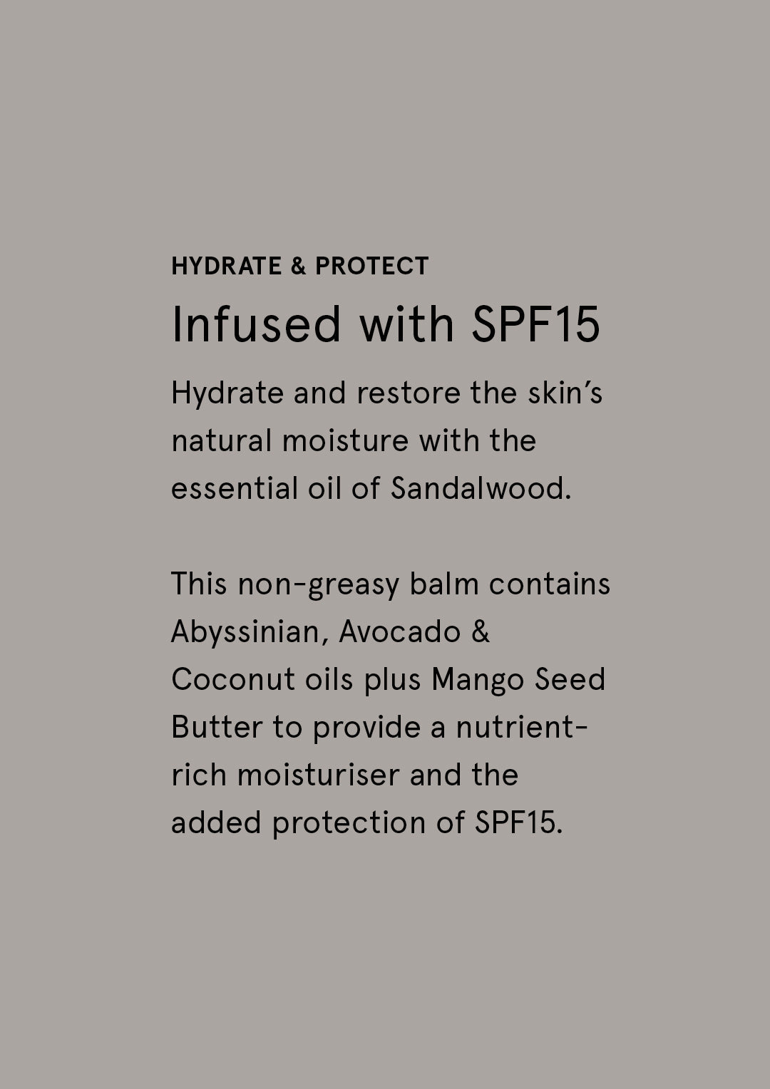 Sea Salt & Sandalwood Face Balm